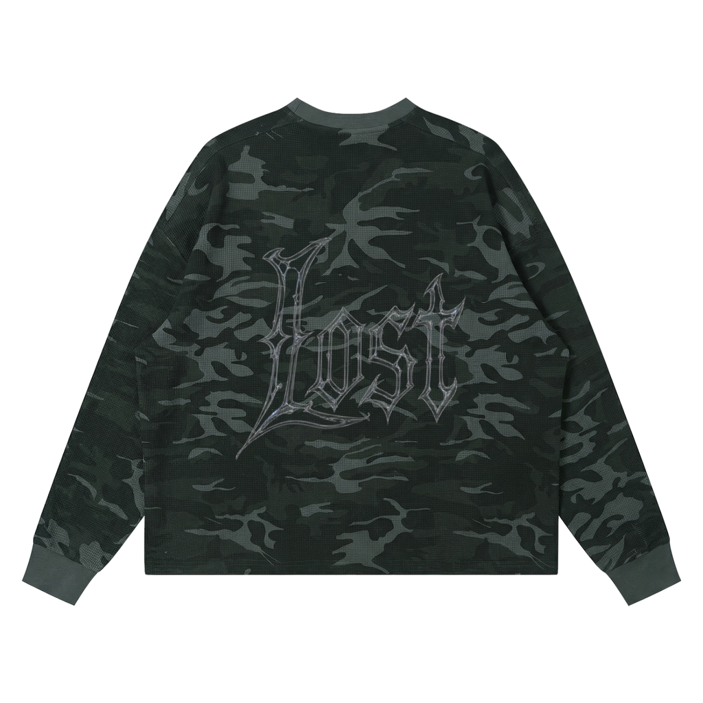 Blue and Green Camo Lost Thermal