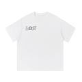 White Lost Tee With Eye Graphic