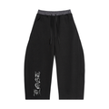 Double Wasted Black Lost Sweatpants