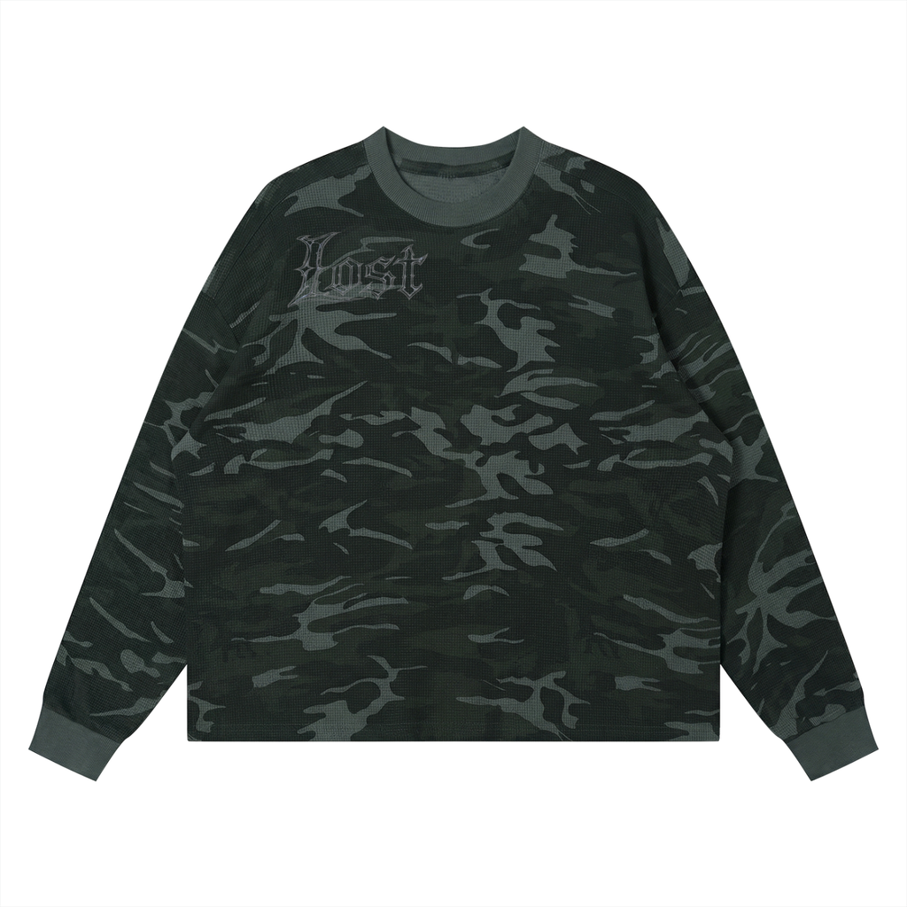 Blue and Green Camo Lost Thermal