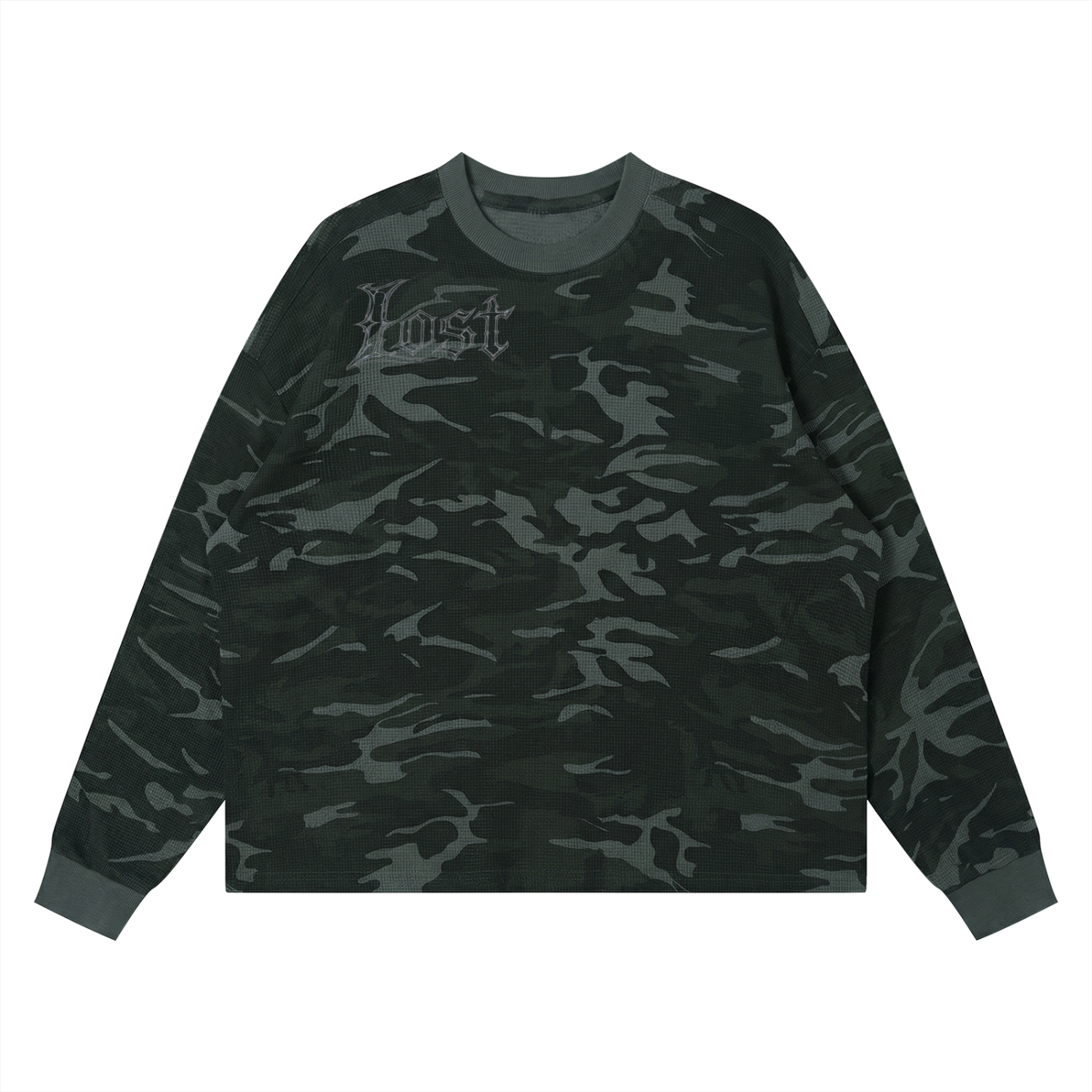 Blue and Green Camo Lost Thermal