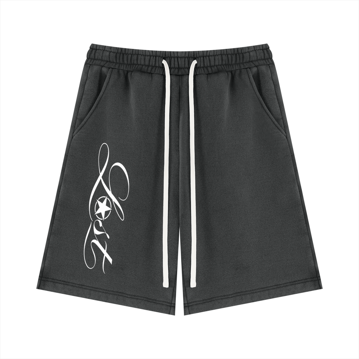 Grey Baggy Lost Shorts