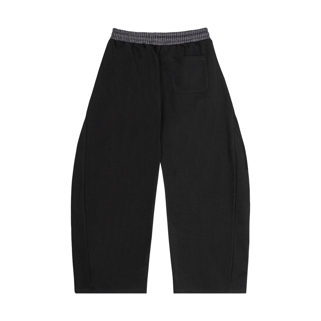 Double Wasted Black Lost Sweatpants