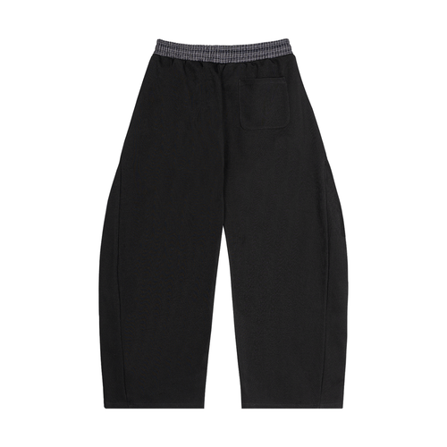 Double Wasted Black Lost Sweatpants