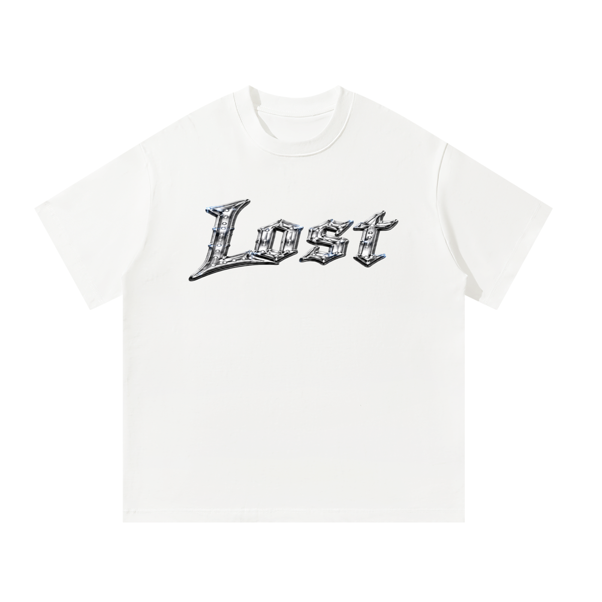 White Oversized Lost in LA T-Shirt